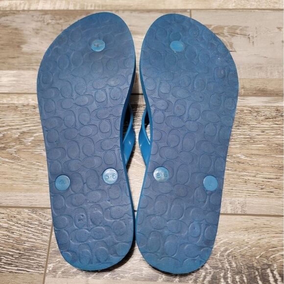 Coach Abbigail Thong Flip Flops Size 6 - Picture 6 of 6